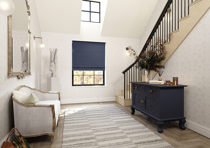 Devonshire, Denim - Roman Blind - Image 7